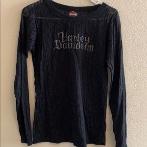 Harley-Davidson Black Long Sleeve Tee